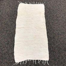 Load image into Gallery viewer, Boho Woven Ivory Rug (46x22)
