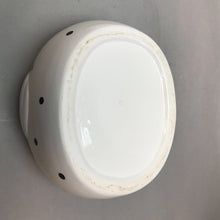 Load image into Gallery viewer, White &amp; Black Polka Dot Hen (9x8x7)
