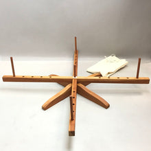 Load image into Gallery viewer, Knitting Notions Hardwood Yarn Swift (28&#39;)
