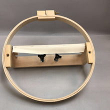 Load image into Gallery viewer, Adjustable Wooden Quilting/Needlework Frame-Standing Hoop (14&quot;)
