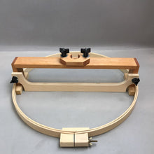 Load image into Gallery viewer, Adjustable Wooden Quilting/Needlework Frame-Standing Hoop (18")
