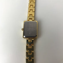 Load image into Gallery viewer, Elizabeth Taylor Goldtone Pave Crystal Tank Watch (Needs Battery)
