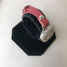 Load image into Gallery viewer, Origami Owl Red Faux Leather Wrap Nautical Charm Locket Bracelet
