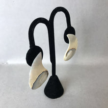 Load image into Gallery viewer, Carved Nautilus Mother of Pearl Earrings (2")
