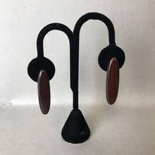 Load image into Gallery viewer, Polished Rosewood Earrings (1.75")
