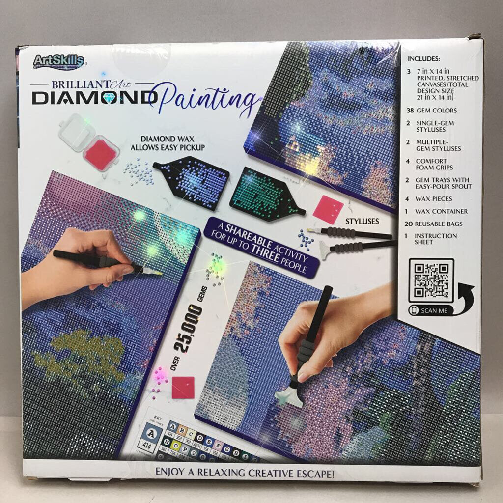 Brilliant Art Diamond Painting - Mystical Garden (~14.5x15.5)