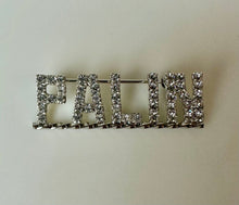 Load image into Gallery viewer, McCain Palin 2008 Rhinestone Political Campaign Brooch Pin Set
