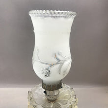 Load image into Gallery viewer, Antique Crystal Parlor Lamp with Plastic Prisms (17&quot;)(As Is)
