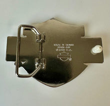 Load image into Gallery viewer, Vintage Chrome Harley Davidson Classic Bar Shield Logo Belt Buckle (3.25&quot;)
