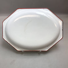 Load image into Gallery viewer, White Enamelware Platter (14.5x10.5)
