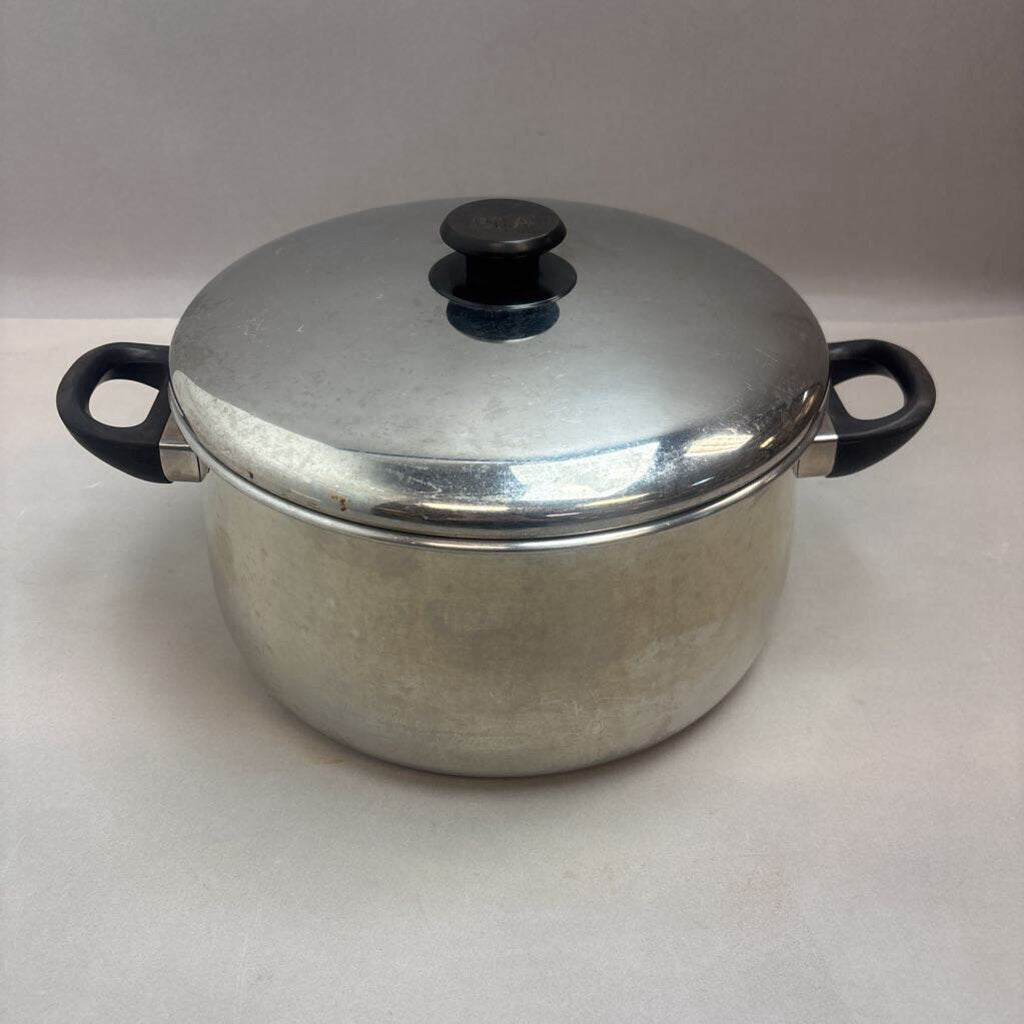 Estia Gourmet Tri Ply Stainless Cookware Large 8qt Stock Pot (8