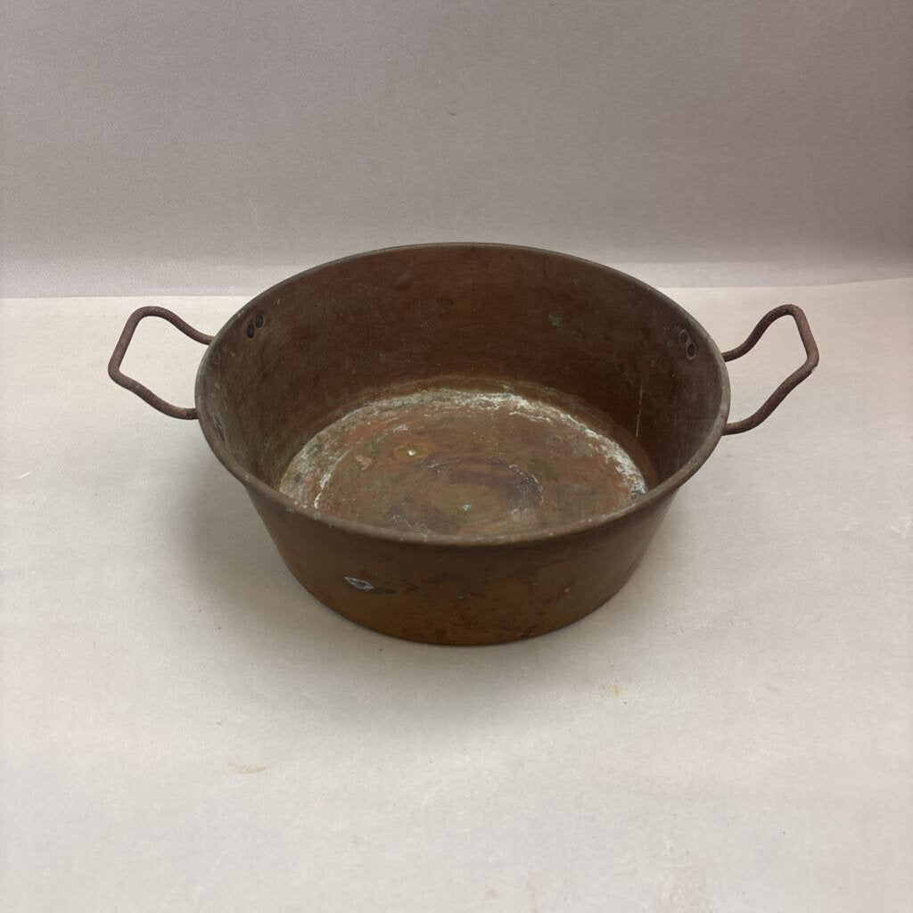 Copper Double Handled Pot (4