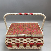 Load image into Gallery viewer, MCM Vintage Sewing Basket (11x8x12)
