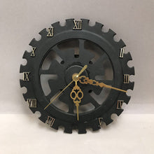 Load image into Gallery viewer, Cast Iron Planter Seed Plate Clock #474666R1 (As-Is) (~7.5&quot;)
