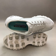 Load image into Gallery viewer, Womens Skechers Air-Cooled Memory Foam Open Heel White Shoes Size 8
