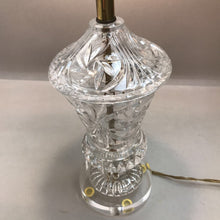 Load image into Gallery viewer, Crystal 3-Way Table Lamp with Acrylic Base (25&quot;)
