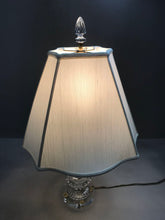 Load image into Gallery viewer, Crystal 3-Way Table Lamp with Acrylic Base (25&quot;)

