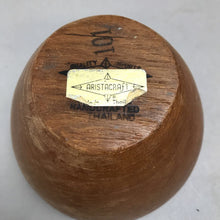 Load image into Gallery viewer, Vintage Aristacraft Wood Handcrafted Bowl (4x6)
