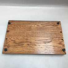 Load image into Gallery viewer, 1970&#39;s Wood Divided Serving Tray Hot Plate with Crocks (10x16)
