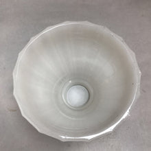 Load image into Gallery viewer, Antique Opalescent Milk Glass Lamp Shade Ribbed (4.5x5.5)
