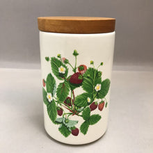 Load image into Gallery viewer, Portmeirion Summer Strawberries Canister (~7x4x4)
