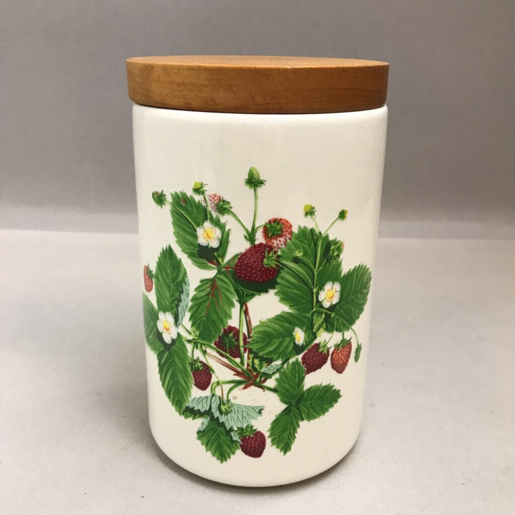Portmeirion Summer Strawberries Canister (~7x4x4)