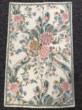 Load image into Gallery viewer, Handmade Chain Stitch Floral Rug (36x24)
