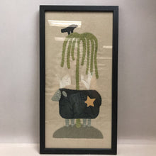 Load image into Gallery viewer, Framed Buttermilk Baskin Sheep Under The Willow Wall Art (21x11)

