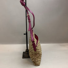 Load image into Gallery viewer, Coach Signature Canvas Purple Leather Trim File Messenger Crossbody Purse (10x13x2&quot;)
