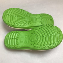 Load image into Gallery viewer, White &amp; Green Crocs USA Mens 9 Womens 11
