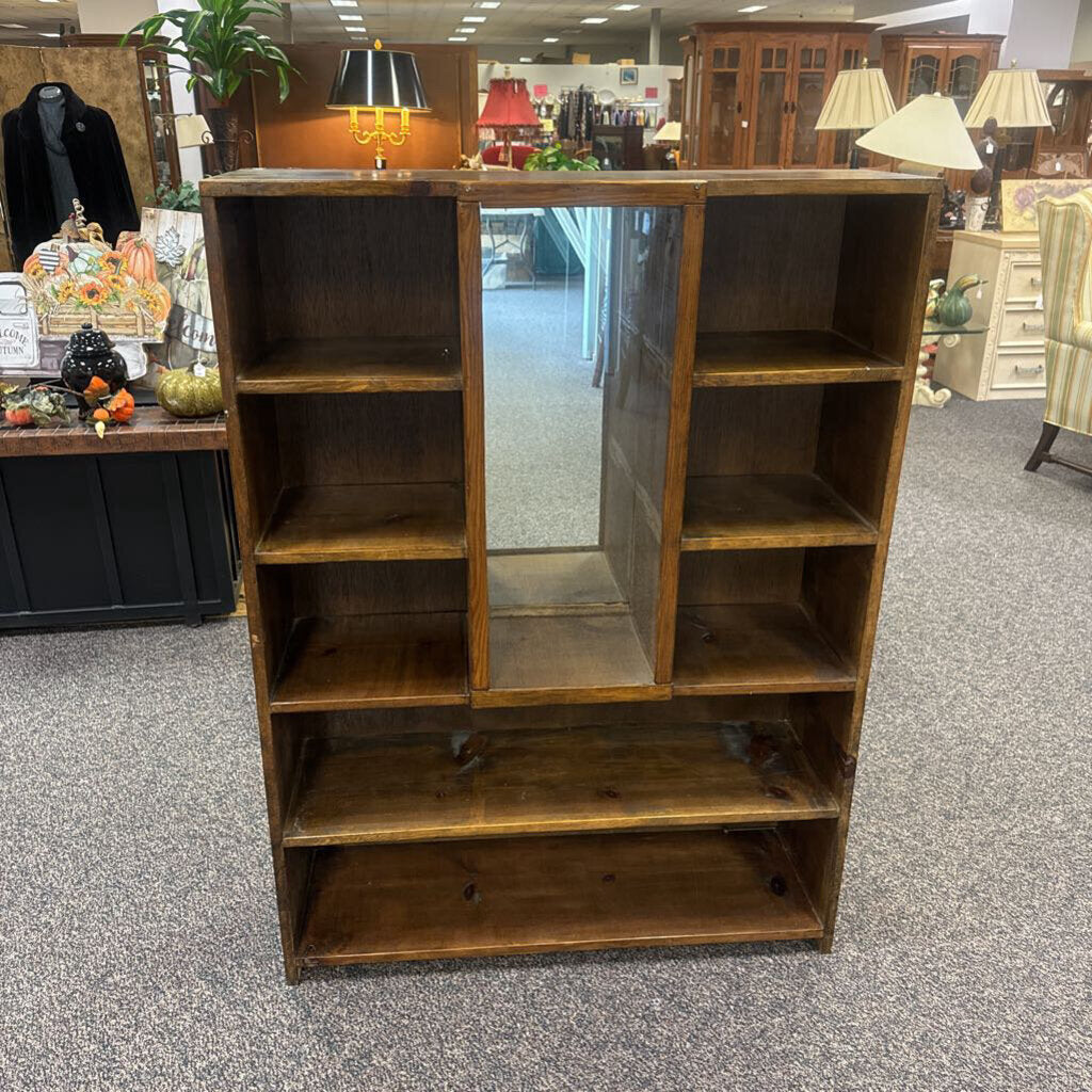 Pine Shelf / Display Case (52x38x12)