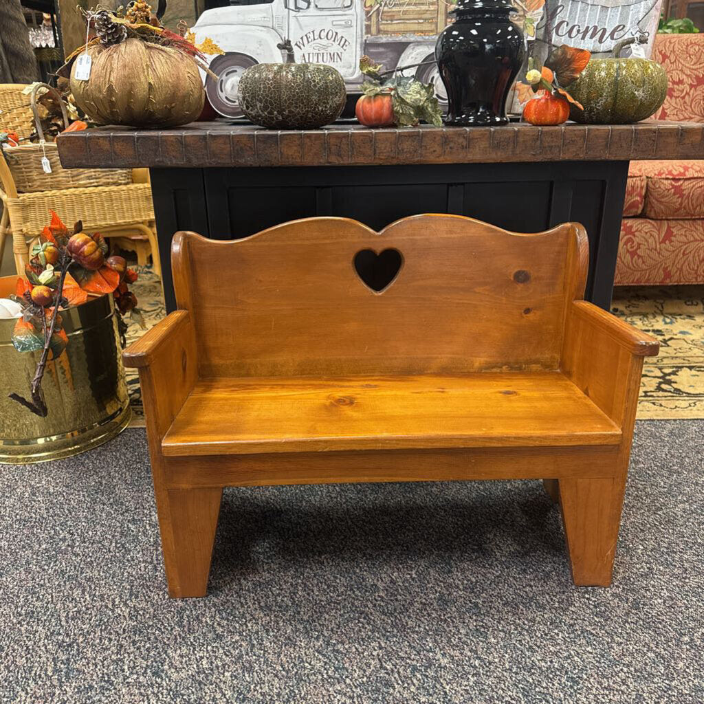 Pine Doll / Child's Bench (20x26x12)