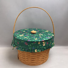 Load image into Gallery viewer, Lognaberger Hostess Sewing Basket #132334 (1996) (~9x13x13)
