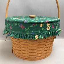 Load image into Gallery viewer, Lognaberger Hostess Sewing Basket #132334 (1996) (~9x13x13)
