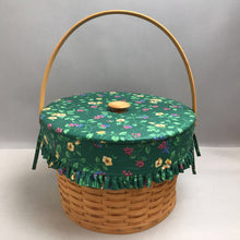 Load image into Gallery viewer, Lognaberger Hostess Sewing Basket #132334 (1996) (~9x13x13)
