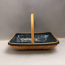 Load image into Gallery viewer, Longaberger Spring Meadow Basket w/ Liner, Insert (2000) (4x16x11)
