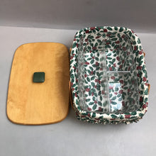 Load image into Gallery viewer, Longaberger Christmas Collection Holiday Cheer Basket (1996) (~4x12x8.5)

