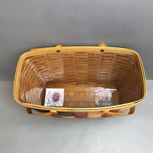 Load image into Gallery viewer, Longaberger 25th Anniversary Flag Basket (1998) (~11x16x8.5)
