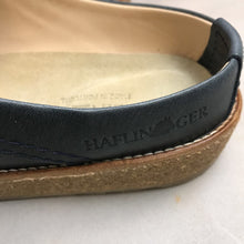 Load image into Gallery viewer, New Haflinger Blue Leather Clog Cork Sole (9.5)

