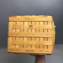 Load image into Gallery viewer, Longaberger Harbor Basket w/ Liner, Insert (1998) (~8x10x9)

