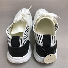 Load image into Gallery viewer, DANSKIN ENERGY Stretchy Lace Up Slip On Sneakes White Women&#39;s Size 10
