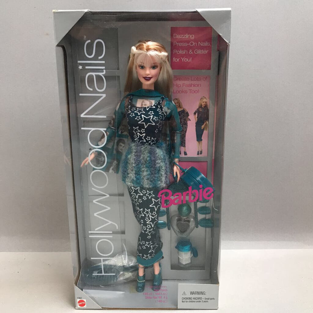 Vintage Boxed Hollywood Nails Colletible Barbie