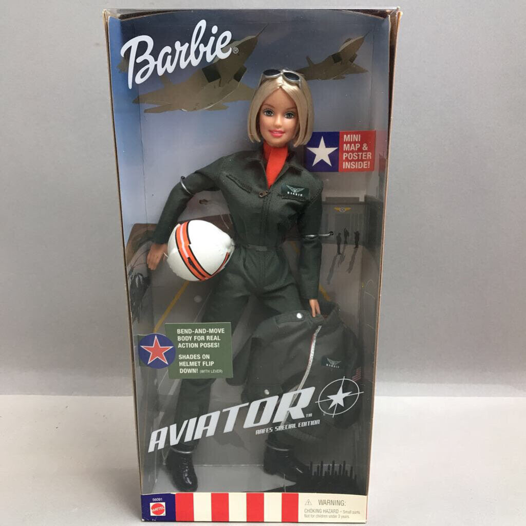 Mattel Barbie #56091 Aviator AAFES Edition (13x6x2.5)