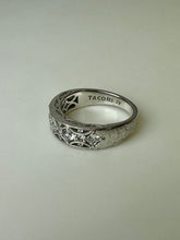Load image into Gallery viewer, Tacori IV Sterling Cubic Zirconia Ring sz 9
