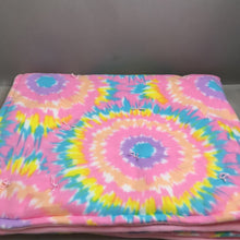 Load image into Gallery viewer, Multicolor Pink Tie Dye Throw Blanket (58x45)
