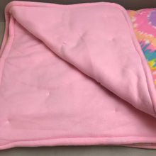 Load image into Gallery viewer, Multicolor Pink Tie Dye Throw Blanket (58x45)
