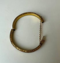 Load image into Gallery viewer, Vintage Hayward Gold Filled Hinged Child&#39;s Bangle Bracelet
