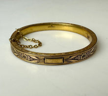 Load image into Gallery viewer, Vintage Hayward Gold Filled Hinged Child's Bangle Bracelet
