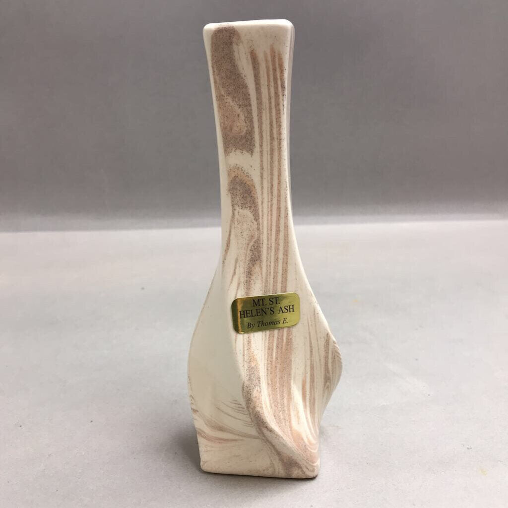 Mount St Helen Volcano Ash Bud Vase (6