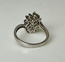 Load image into Gallery viewer, Sterling Tanzanite Cluster Ring sz 9
